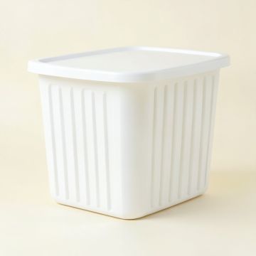 Willow Branch Laundry Hamper - White (synthetic illustration; no displayed measurements)