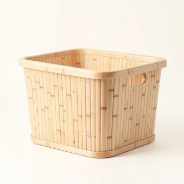 River Bend Laundry Hamper - Beige (synthetic illustration; no displayed measurements)