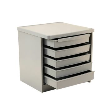 Holly Dale Small-Parts Storage Drawer Cabinet - Gray