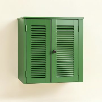 Cove Branch Wall-Mounted Laundry Cabinet - Green (synthetic illustration; no displayed measurements)