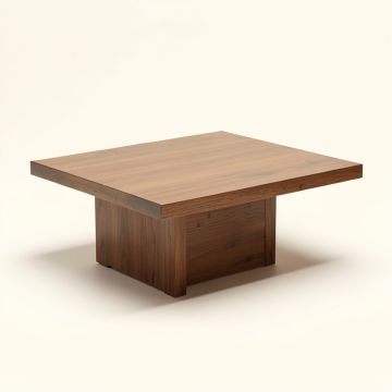 Solid Coffee Table (synthetic illustration; no displayed measurements)