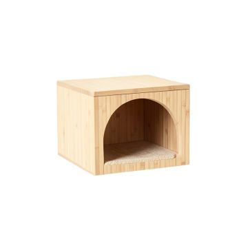 Olive Falls Wall-Mounted Cat Perch - Beige