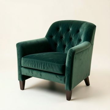 Castiel Tufted Velvet Upholstered Parsons Chair (synthetic illustration; no displayed measurements)