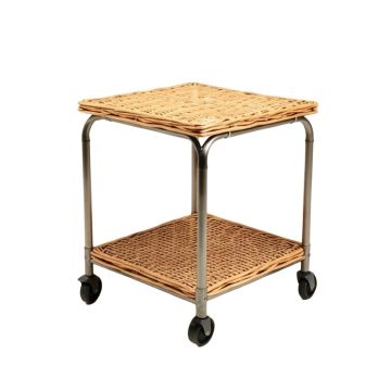 Adelita 250 Lb . Capacity Wicker Float Caddy Table Furniture Dolly