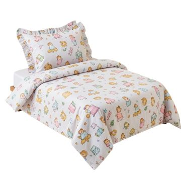 Ruched Diamond Five-Piece Nursery Decor Set