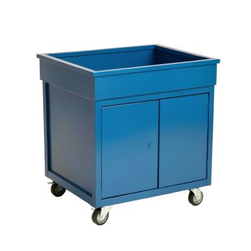 River Arc Empty Rolling Workshop Cart - Blue