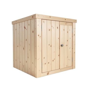 Bertilo 7 Ft. W X 3 Ft. D Solid Wood Horizontal Storage Shed