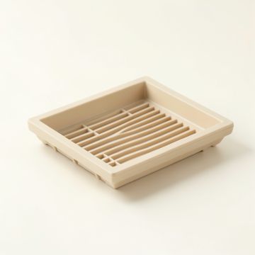 Wren Bridge Empty Under-Desk Cable Tray - Beige (synthetic illustration; no displayed measurements)