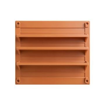 Fern Crossing Empty Wall-Mounted Tool Organizer Panel - Terracotta