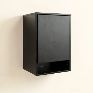 Glen Brook Wall-Mounted Laundry Cabinet - Black (synthetic illustration; no displayed measurements)