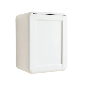 Dawn Crest Wall-Mounted Laundry Cabinet - White