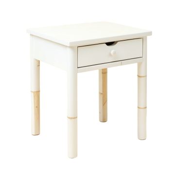 Reed Crossing Side Table - White