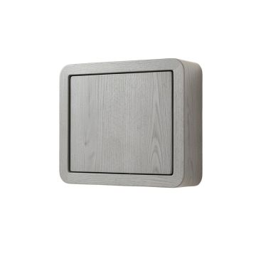 Brook Dell Wall-Mounted Entry Cabinet - Gray
