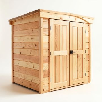 12 Ft. W X 26 Ft. D Solid Wooden Garage Shed (synthetic illustration; no displayed measurements)