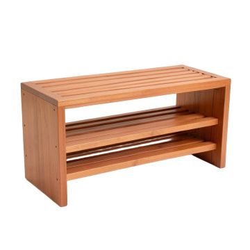 Juniper Dell Shoe Storage Bench - Terracotta