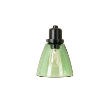 Cove Bridge Wall Sconce Mounted On A Plain Wall - Green