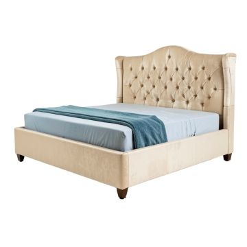 Cottman Upholstered Standard Tufted Bed