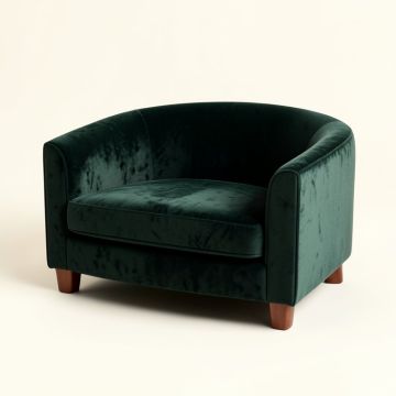 Camren 72 '' Velvet Round Arm Sofa (synthetic illustration; no displayed measurements)