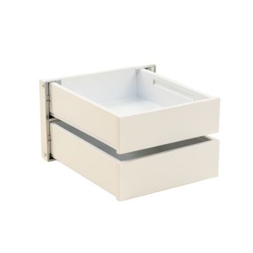 Elm Edge Under-Desk Drawer Unit - White