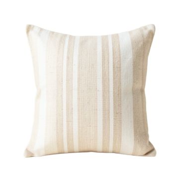 Wren Crest Filled Accent Pillow - Ivory