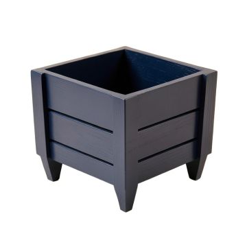 Birch Brook Empty Raised Planter - Navy