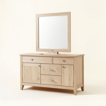 Demott 60 '' Double Bathroom Vanity Set (synthetic illustration; no displayed measurements)