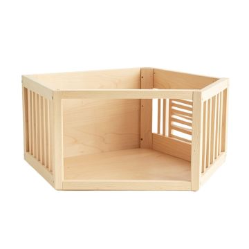 Aspen Bluff Empty Furniture-Style Pet Crate - Beige
