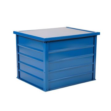 Ridge Bridge Closed Outdoor Storage Box - Blue