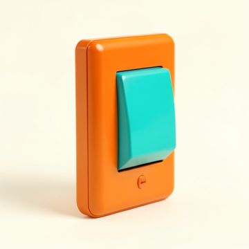 Eighth Note Music 1-Gang Toggle Light Switch Wall Plate (synthetic illustration; no displayed measurements)