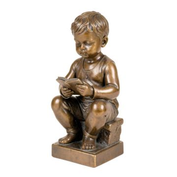 Gratiano Boy Reading Statue