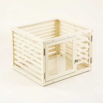 Dawn Dale Empty Furniture-Style Pet Crate - Ivory (synthetic illustration; no displayed measurements)