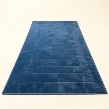 Ridge Bluff Rectangular Outdoor Rug - Blue (synthetic illustration; no displayed measurements)