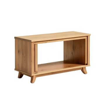 Asheville Half Moon Wood Console Table