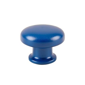Aspen Bend Cabinet Knob Without Packaging - Blue (synthetic illustration; no displayed measurements)