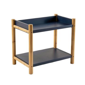 Sage Arc Empty Countertop Canister Rack - Navy (synthetic illustration; no displayed measurements)