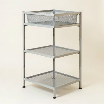 Tatom 3-Tier Mesh Wall Storage Organizer With Baskets (synthetic illustration; no displayed measurements)