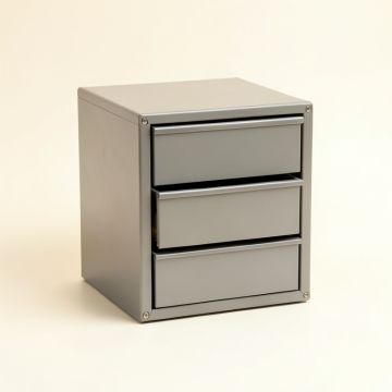 Wren Dale Small-Parts Storage Drawer Cabinet - Gray (synthetic illustration; no displayed measurements)