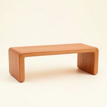 Alder Crest Indoor Bench - Terracotta (synthetic illustration; no displayed measurements)