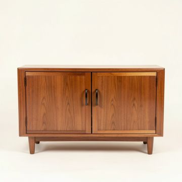 Reed Mid-Century Modern Multicolor 2-Door Wood Dining Room Sideboard (synthetic illustration; no displayed measurements)