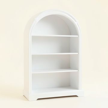 Laurel Crossing Freestanding Bookcase - White (synthetic illustration; no displayed measurements)