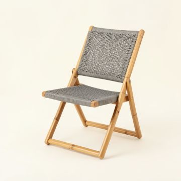 Hill Crossing Folding Outdoor Chair - Gray (synthetic illustration; no displayed measurements)