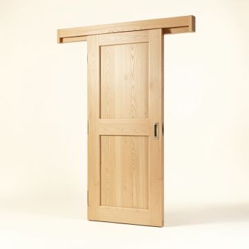 Paneled Wood Lucia Sliding Closet Door (synthetic illustration; no displayed measurements)