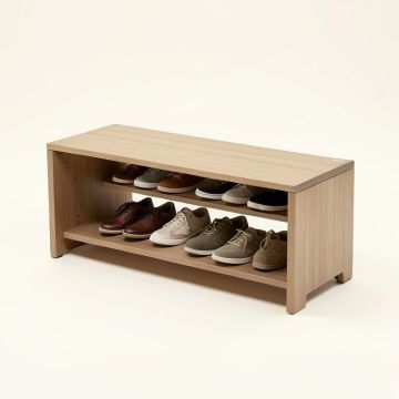 Tillotson Shoe Storage Bench (synthetic illustration; no displayed measurements)