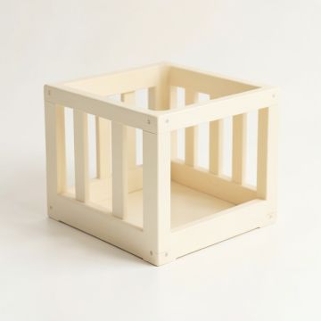 Cove Crossing Empty Furniture-Style Pet Crate - Cream (synthetic illustration; no displayed measurements)