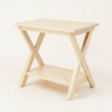 Dawn Bluff Side Table - Ivory (synthetic illustration; no displayed measurements)