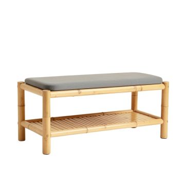 Alder Bluff Indoor Bench - Gray