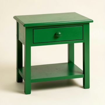 Clay Dell Nightstand - Green (synthetic illustration; no displayed measurements)