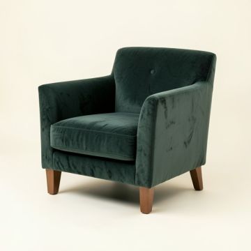 Cockerham 30.5 '' Wide Velvet Armchair (synthetic illustration; no displayed measurements)