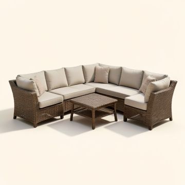 Norfleet 7 Piece Conversation Seating Group With Cushions (synthetic illustration; no displayed measurements)