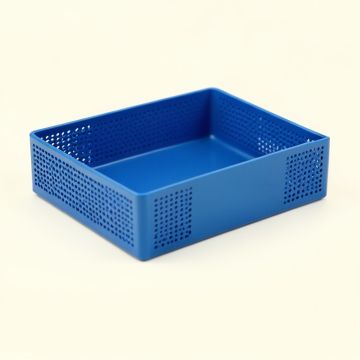 Briar Field Empty Under-Desk Cable Tray - Blue (synthetic illustration; no displayed measurements)